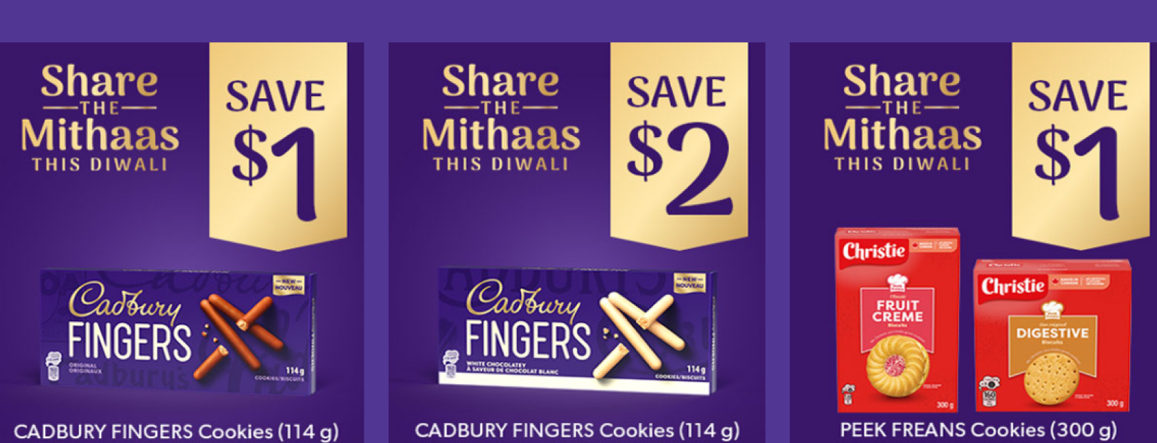 Save Up to $3 with 7 New Cadbury & Peek Freans Coupons in Canada