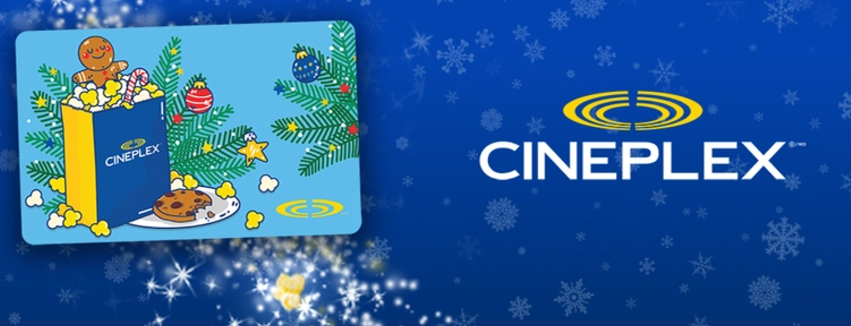 Get a Free Holiday Gift Bundle with Coupons When You Buy a $50 Cineplex Gift Card