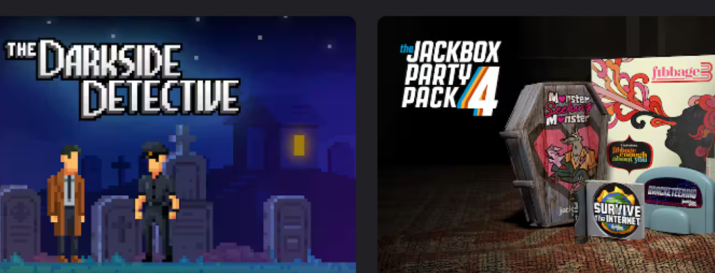 New Freebies from Epic Games: Get The Darkside Detective & Jackbox Party Pack 4 for Free Until December 11