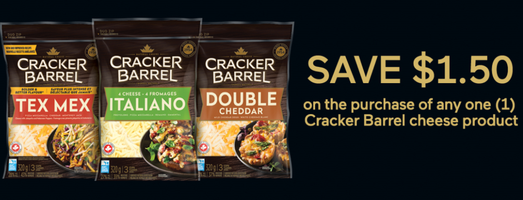 New Grocery Coupon: Save $1.50 on Cracker Barrel Cheese!