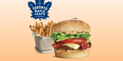 Get a $5 Mozza Burger & Fries from A&W Every Time the Leafs Play (Ontario Only)